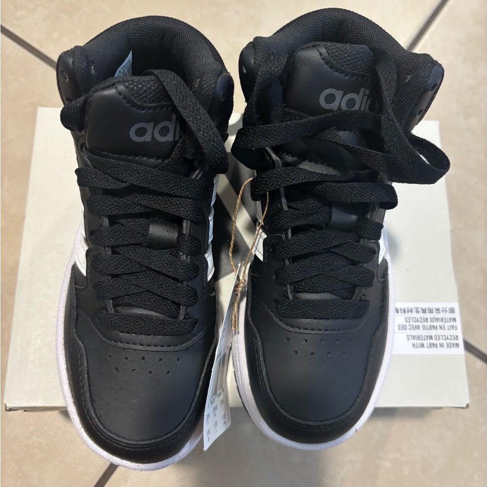Adidas Black Sneakers Classic High-Top Style
